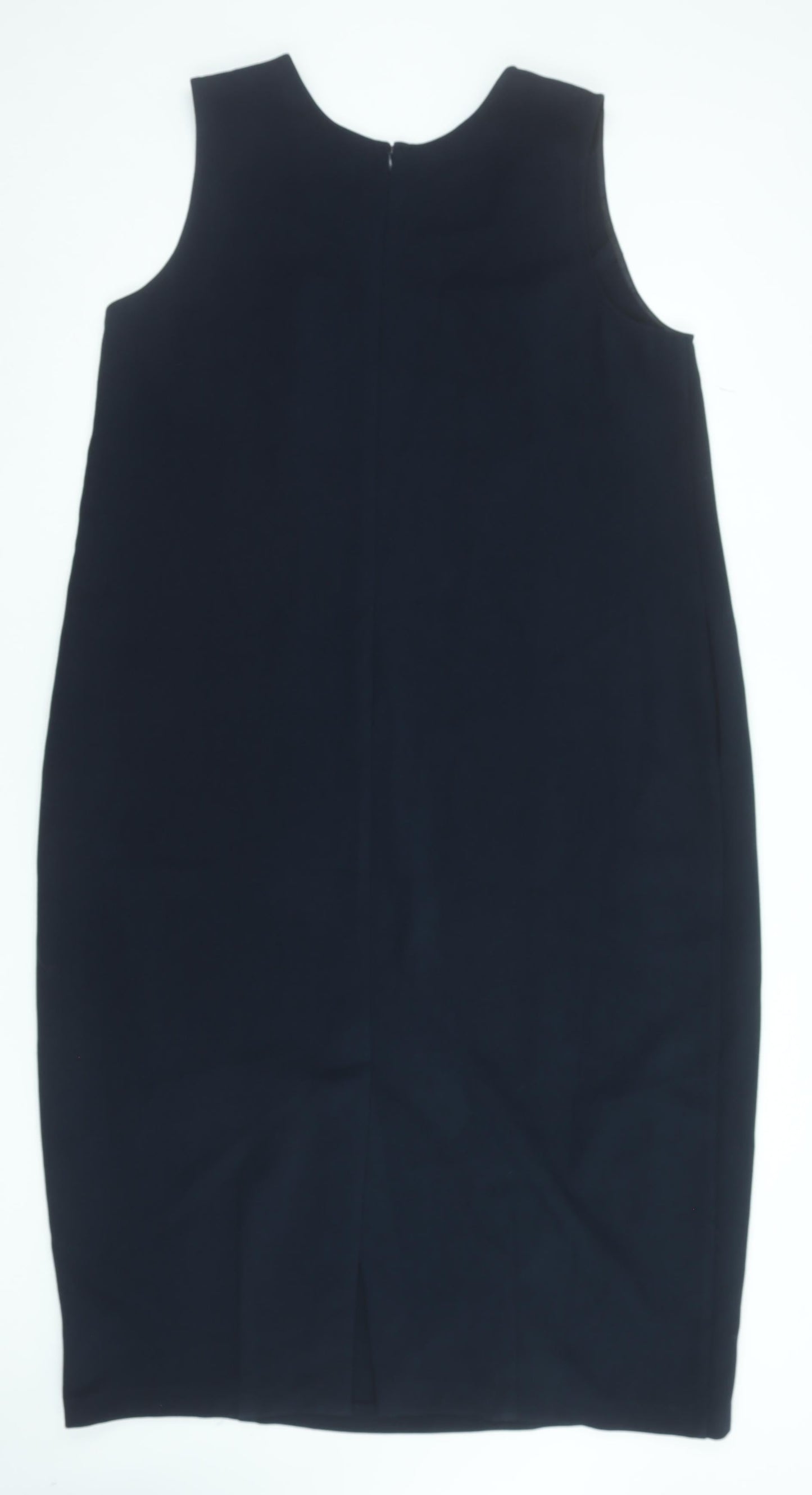 Marks and Spencer Women’s Blue Sheath Dress Size 18 Sleeveless Knee Length