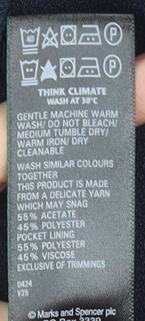 Marks and Spencer Women’s Blue Sheath Dress Size 18 Sleeveless Knee Length