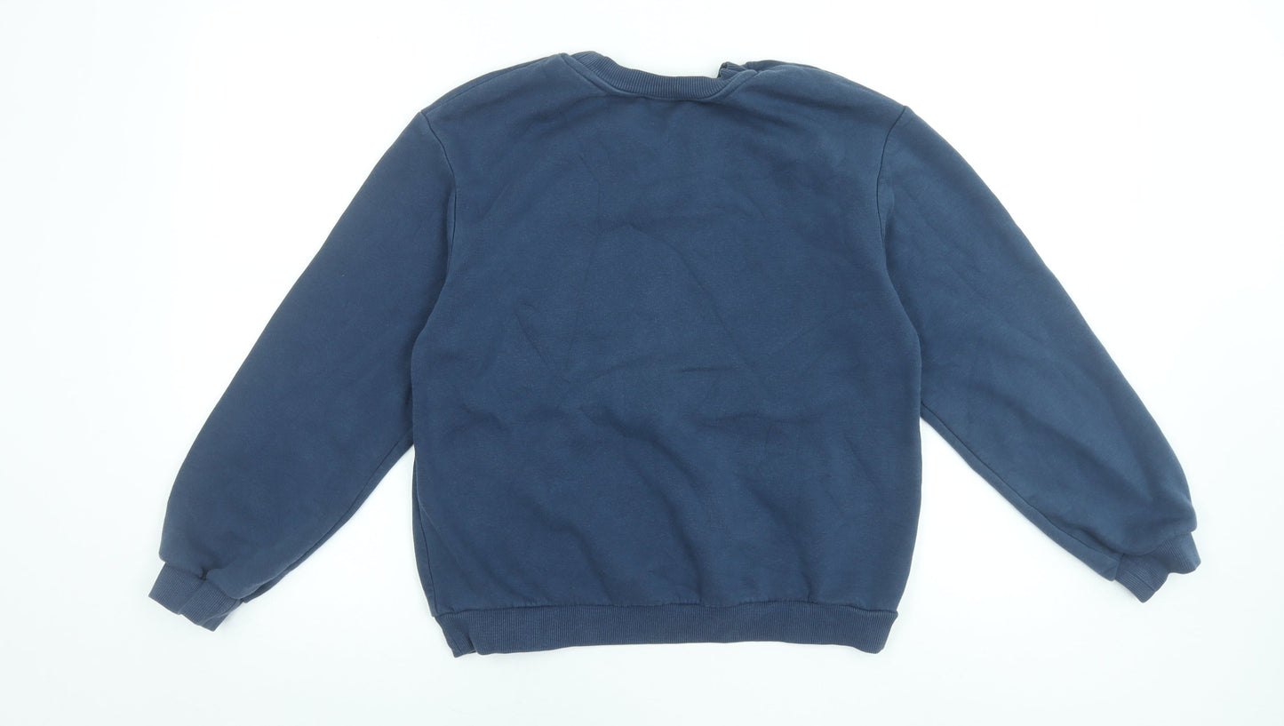 Womens UK Size S Zara Blue Pullover Sweatshirt