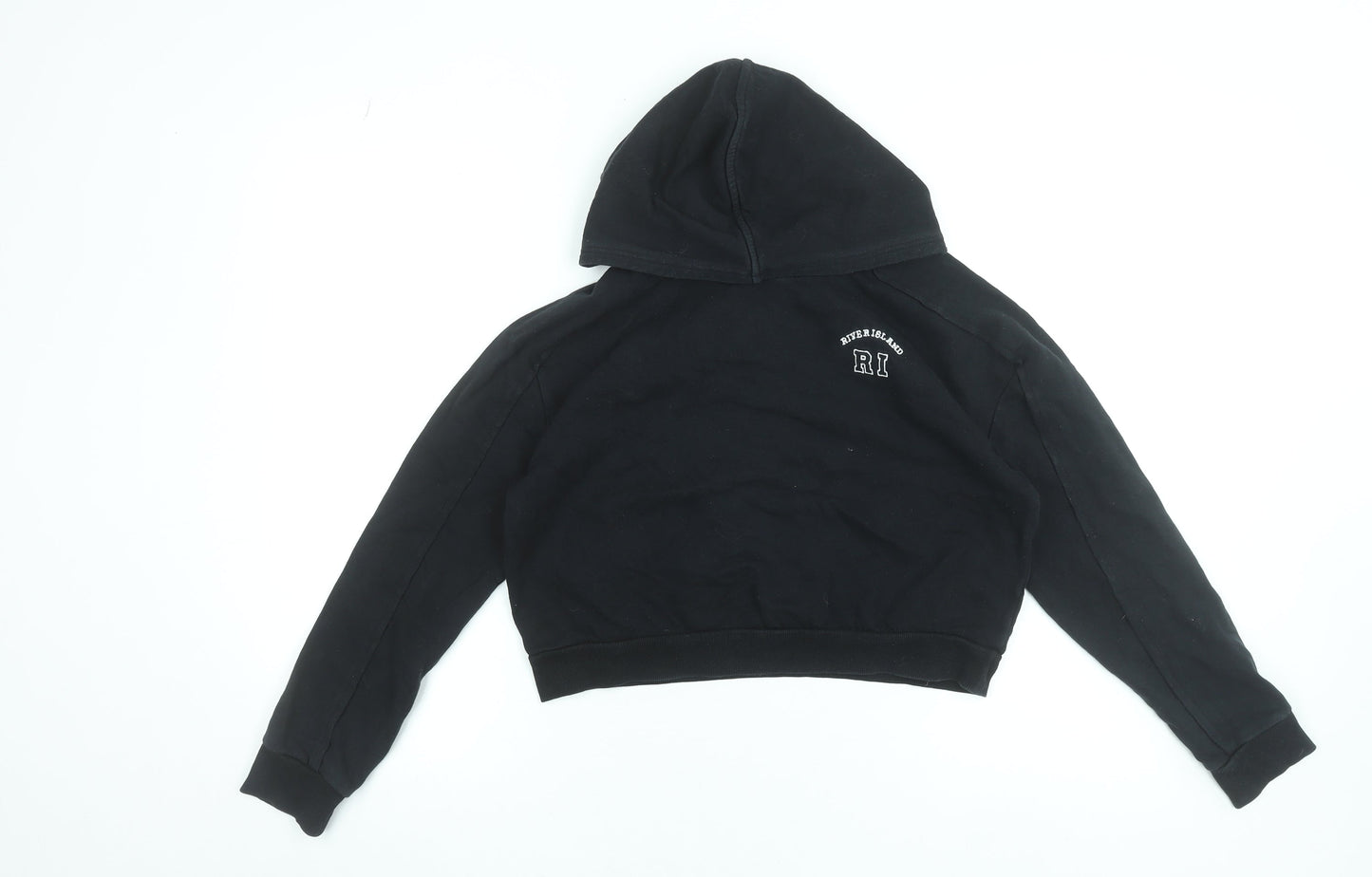 Girls UK Size 11-12 Years River Island Black Pullover Hoodie