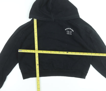 Girls UK Size 11-12 Years River Island Black Pullover Hoodie