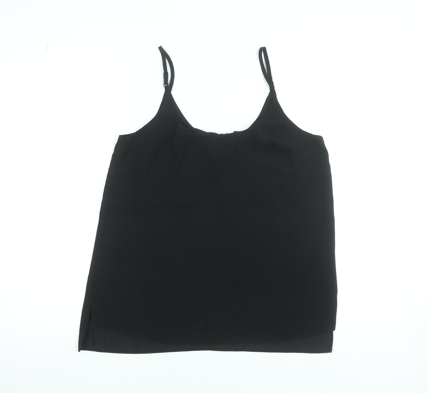 Womens UK Size 10 Dorothy Perkins Black Camisole Tank
