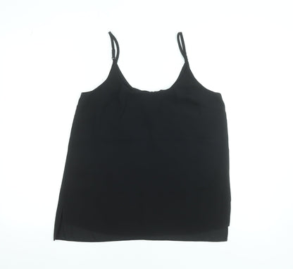 Womens UK Size 10 Dorothy Perkins Black Camisole Tank