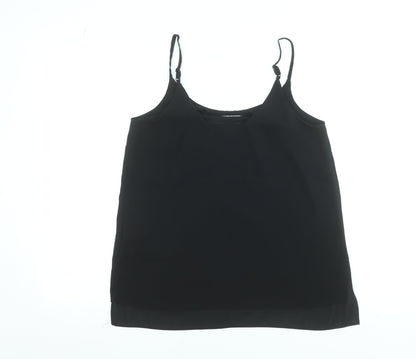 Womens UK Size 10 Dorothy Perkins Black Camisole Tank