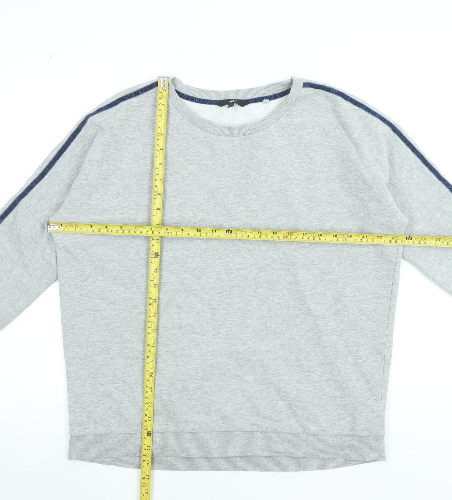 Womens UK Size L NEXT Grey Pullover Sweatshirt