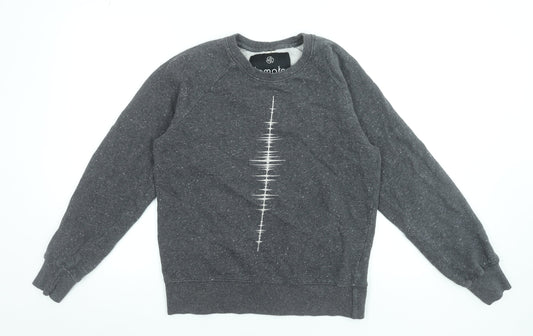 Mens UK Size M Tomoto Grey Pullover Sweatshirt