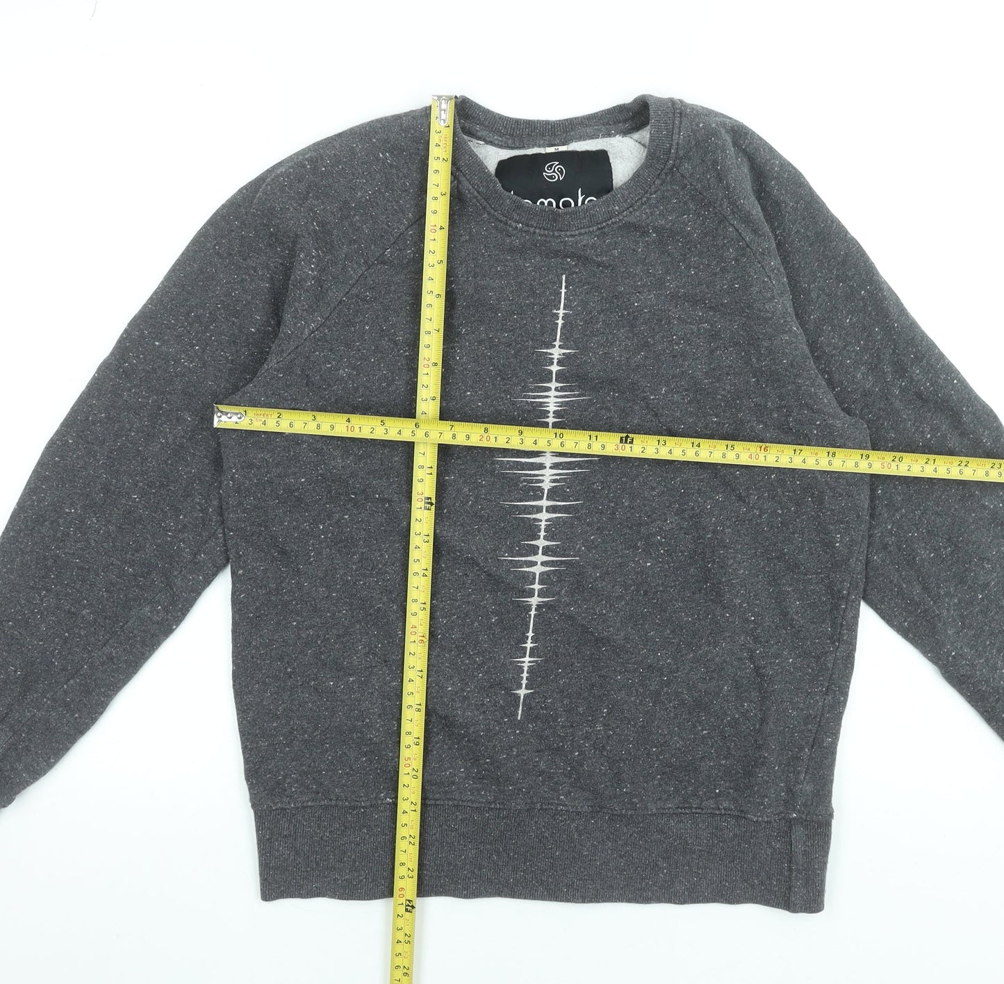Mens UK Size M Tomoto Grey Pullover Sweatshirt
