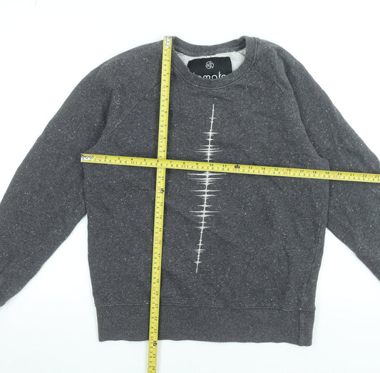 Mens UK Size M Tomoto Grey Pullover Sweatshirt