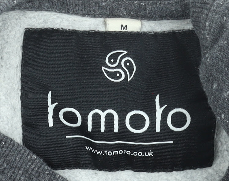 Mens UK Size M Tomoto Grey Pullover Sweatshirt