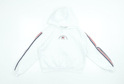 Womens UK Size S H&M White Pullover Hoodie