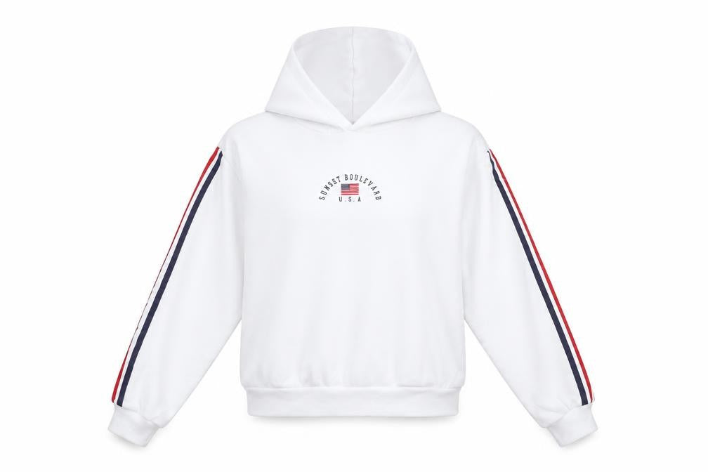 Womens UK Size S H&M White Pullover Hoodie