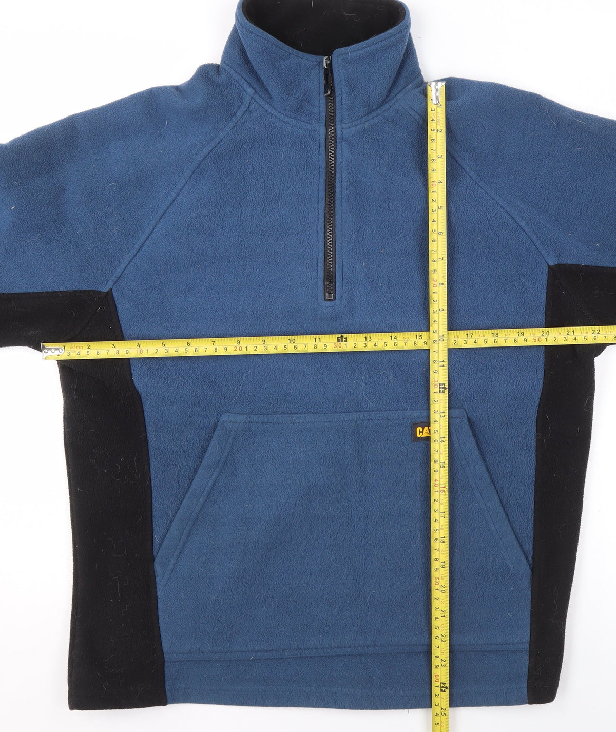 Mens UK Size M CAT Blue Pullover Sweatshirt