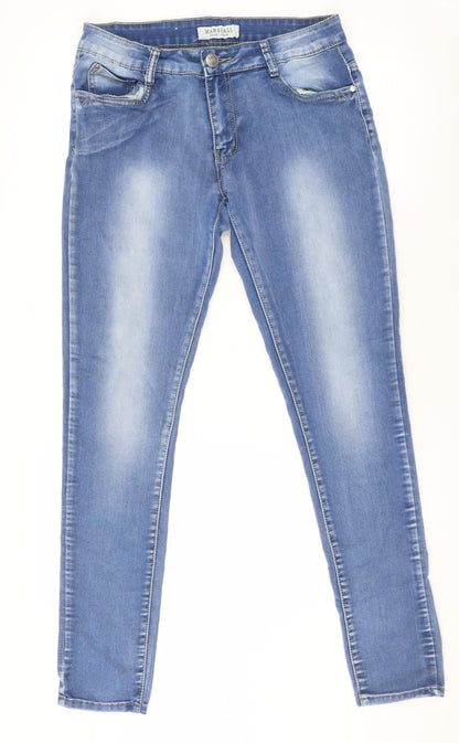 Womens UK Size 2XL Marshall Angel Denim Slim Fit Skinny Blue Jeans