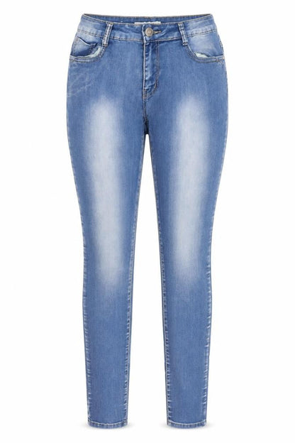 Womens UK Size 2XL Marshall Angel Denim Slim Fit Skinny Blue Jeans