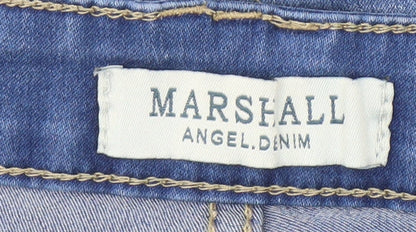 Womens UK Size 2XL Marshall Angel Denim Slim Fit Skinny Blue Jeans