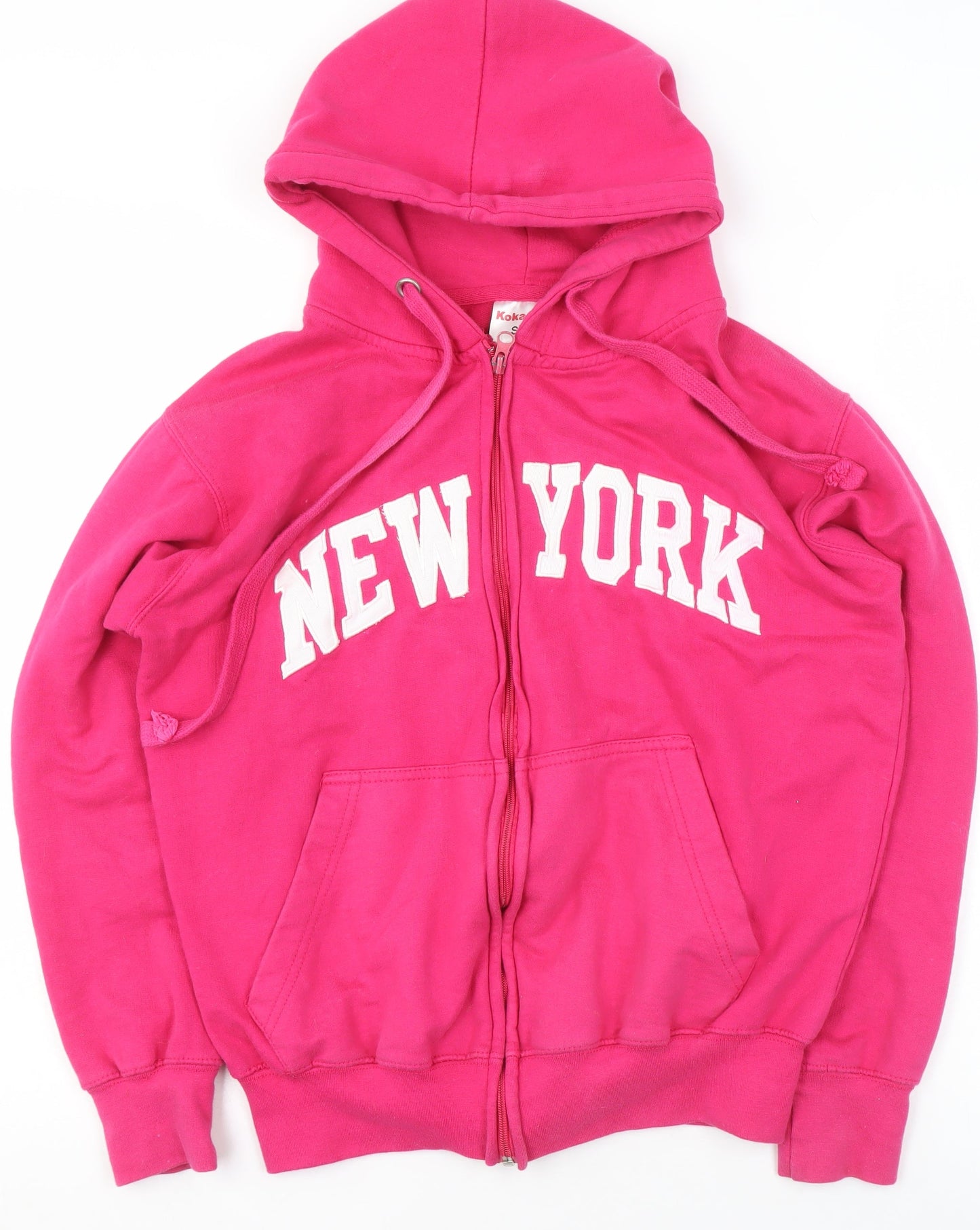 Womens UK Size S Koka-1 Pink Full Zip Hoodie