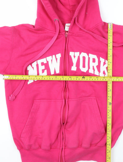 Womens UK Size S Koka-1 Pink Full Zip Hoodie