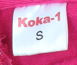 Womens UK Size S Koka-1 Pink Full Zip Hoodie