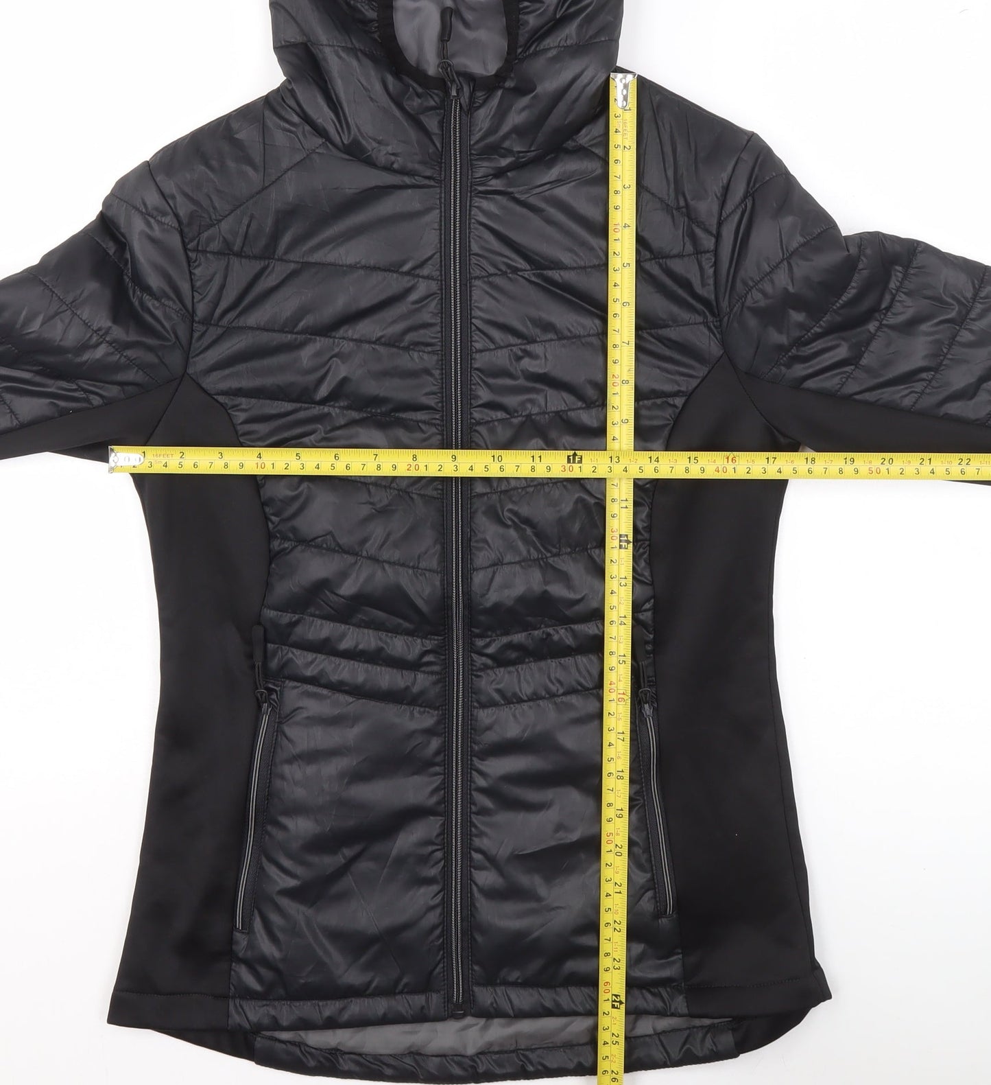 Mountain Warehouse Women Black Size 10 Hooded Water Resistant Puffer Jacket