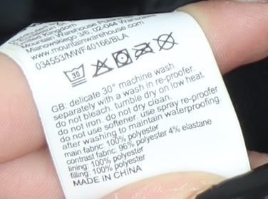 Mountain Warehouse Women Black Size 10 Hooded Water Resistant Puffer Jacket