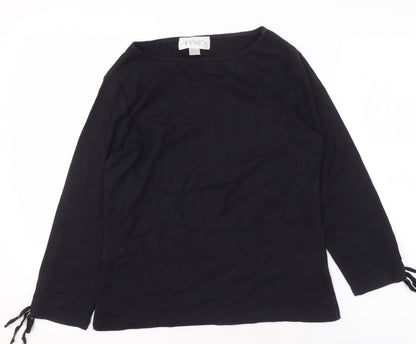 Womens UK Size M Casual Corner Annex Black Pullover Jumper