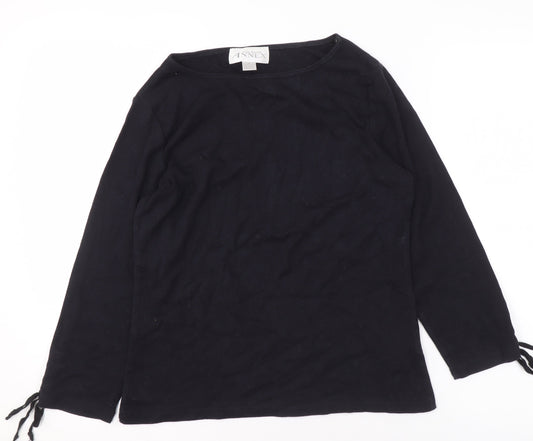 Womens UK Size M Casual Corner Annex Black Pullover Jumper
