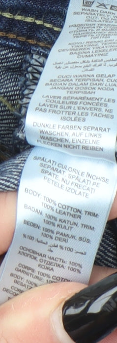 Jasper Conran Mens Blue 34/34 Straight Fit Denim Jeans