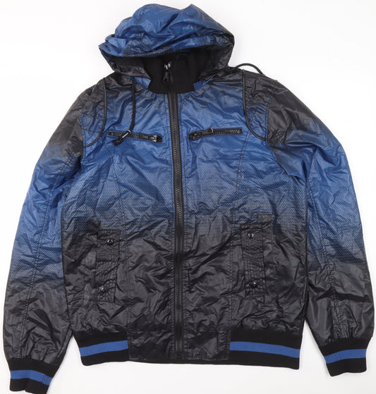 Boys UK Size XL So Cool Blue Windbreaker Coat