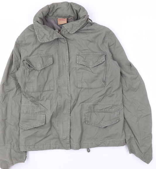 Boys UK Size S Republic Green Military Jacket