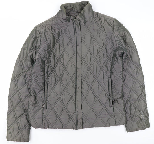 Womens UK Size M Murphy & Nye Grey Quilted Coat