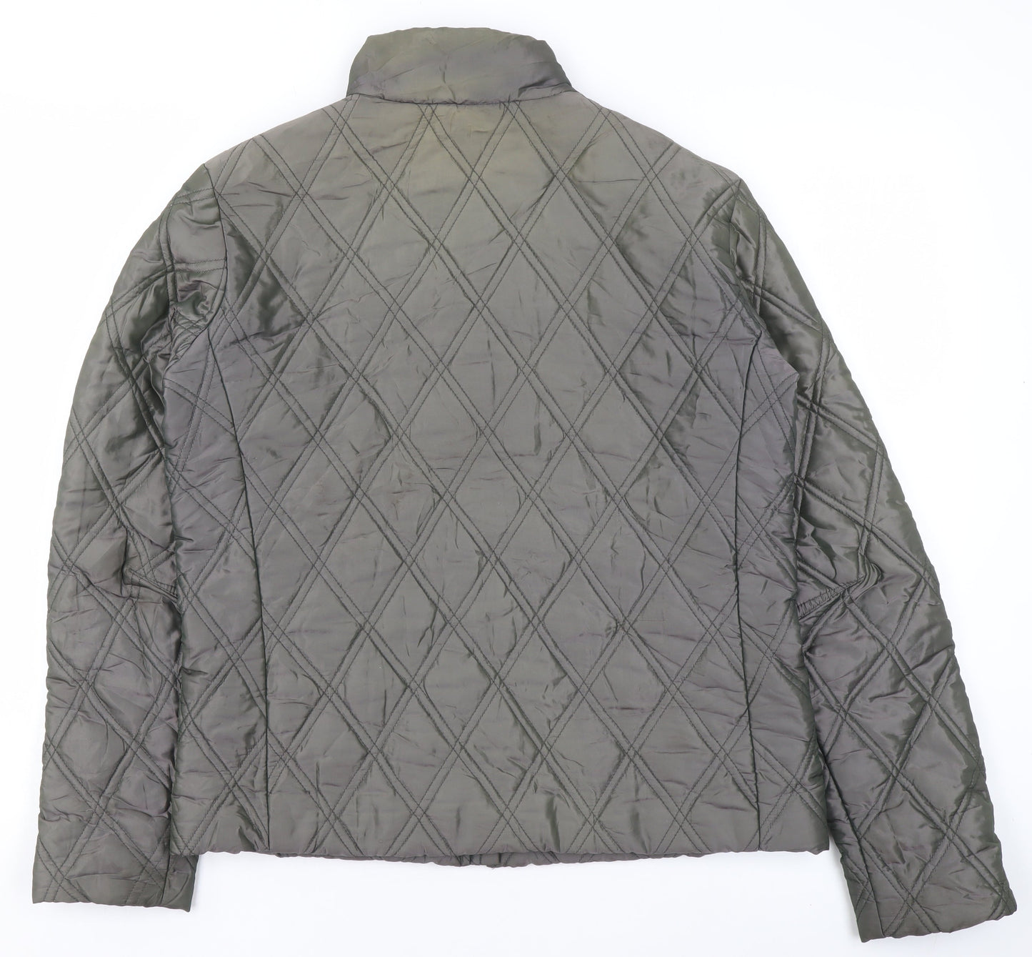 Womens UK Size M Murphy & Nye Grey Quilted Coat