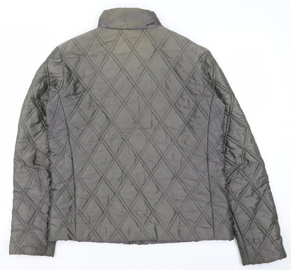 Womens UK Size M Murphy & Nye Grey Quilted Coat