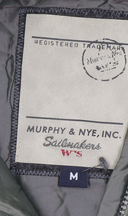 Womens UK Size M Murphy & Nye Grey Quilted Coat