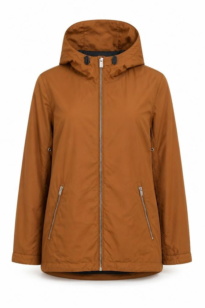 Womens UK Size L H&M Brown Parka Coat
