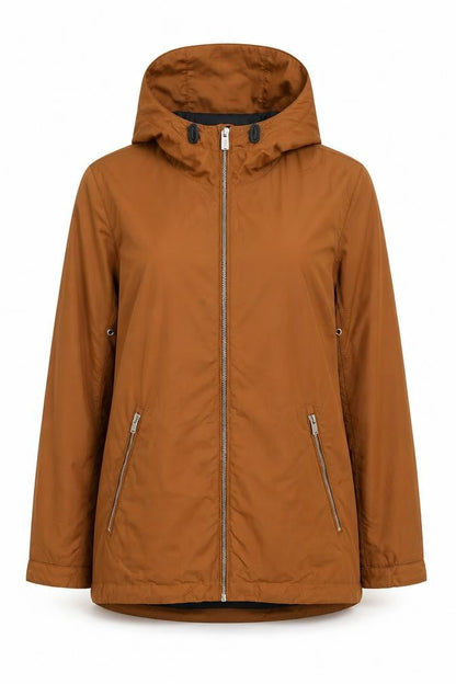 Womens UK Size L H&M Brown Parka Coat