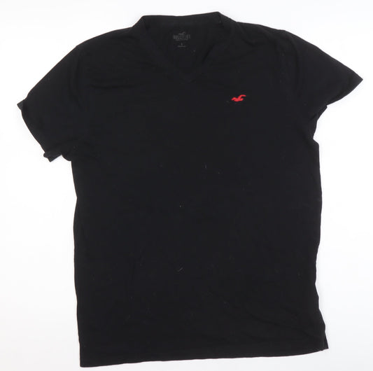 Mens UK Size S Hollister Black  T-Shirt