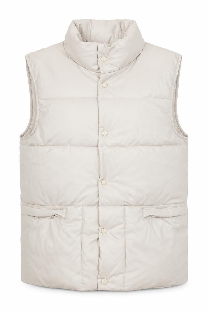 Womens UK Size 14 Topfeeling Beige Puffer Jacket