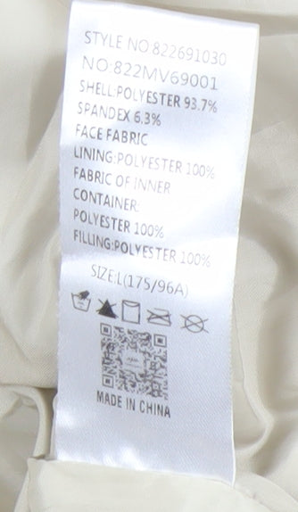 Womens UK Size 14 Topfeeling Beige Puffer Jacket