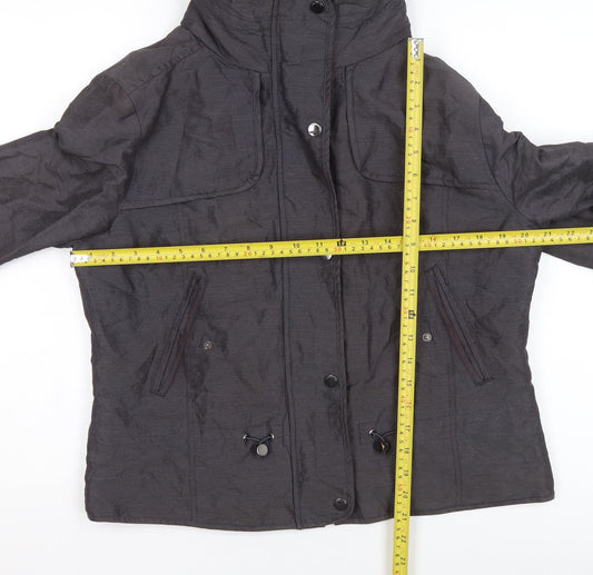 Girls UK Size 12 Marks and Spencer Black Puffer Jacket
