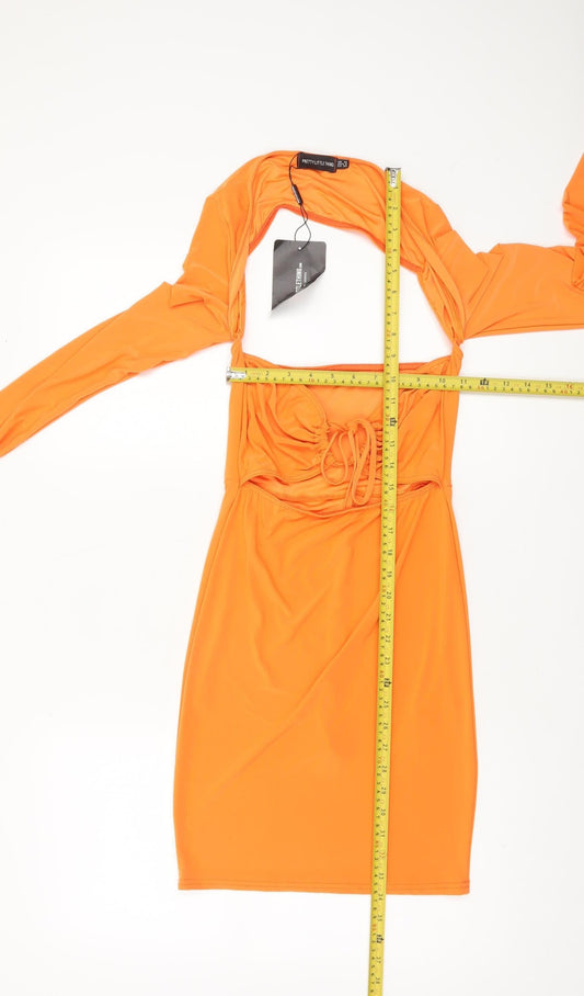Womens UK Size 10 PRETTYLITTLETHING Bodycon Dress