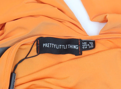 Womens UK Size 10 PRETTYLITTLETHING Bodycon Dress