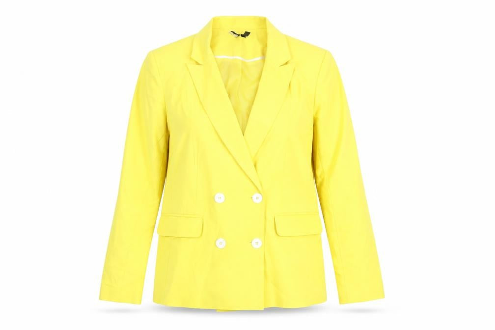 Womens UK Size 12 Topshop Regular Yellow Blazer