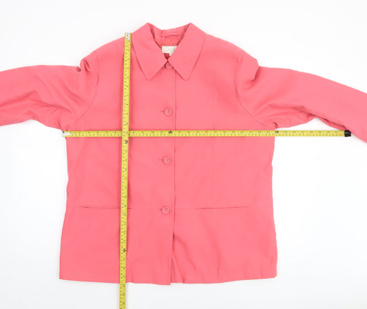 Womens UK Size 20 Marks and Spencer Pink Basic Jacket