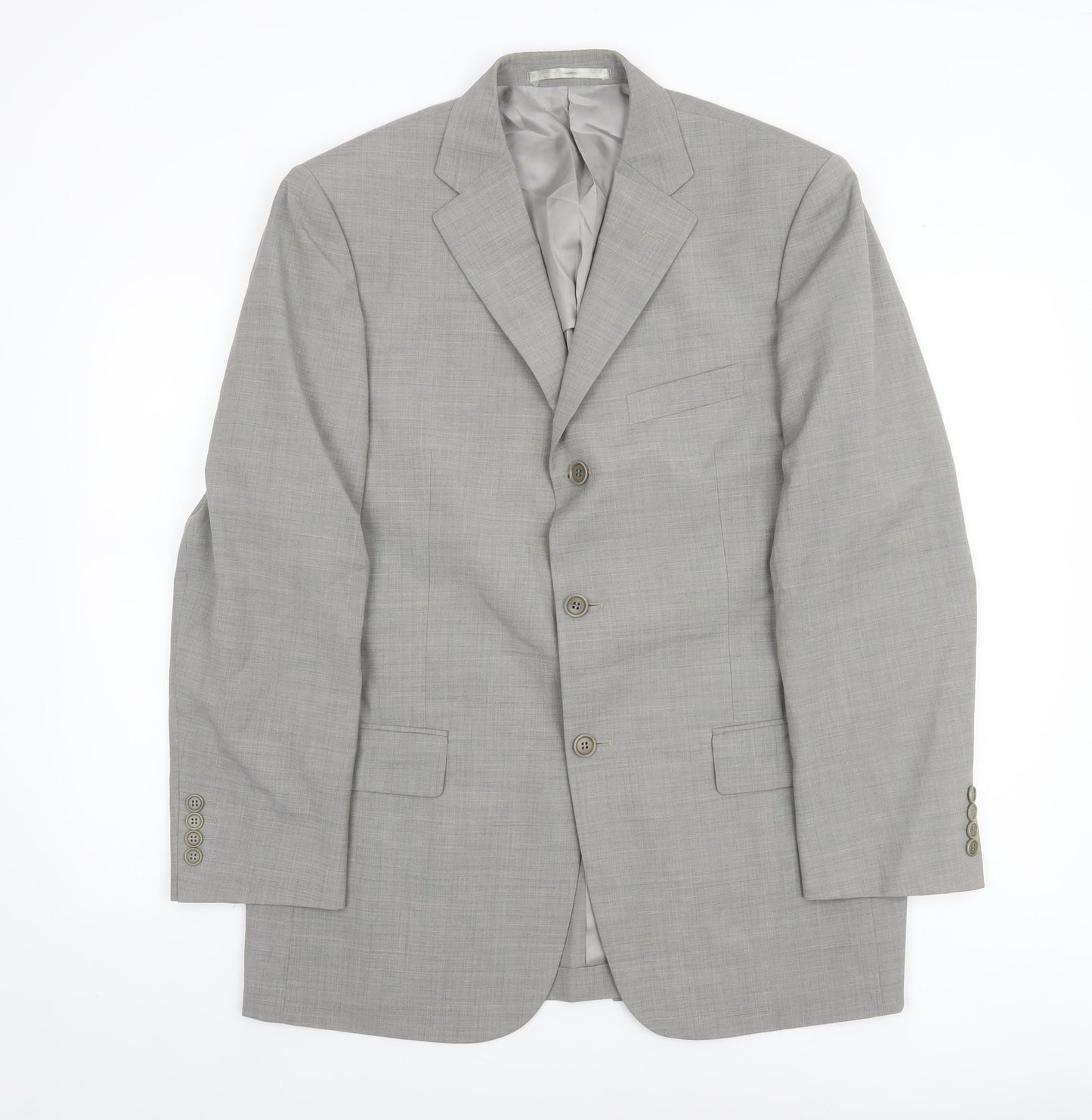 Mens UK Size M Marks and Spencer Regular Grey Suit Jacket
