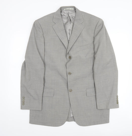 Mens UK Size M Marks and Spencer Regular Grey Suit Jacket