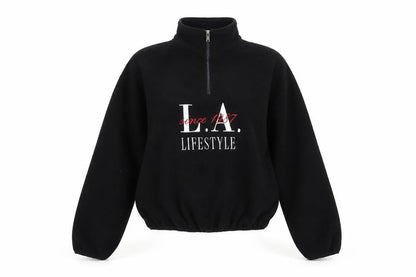 Womens UK Size 8 Bershka Black Pullover Sweatshirt