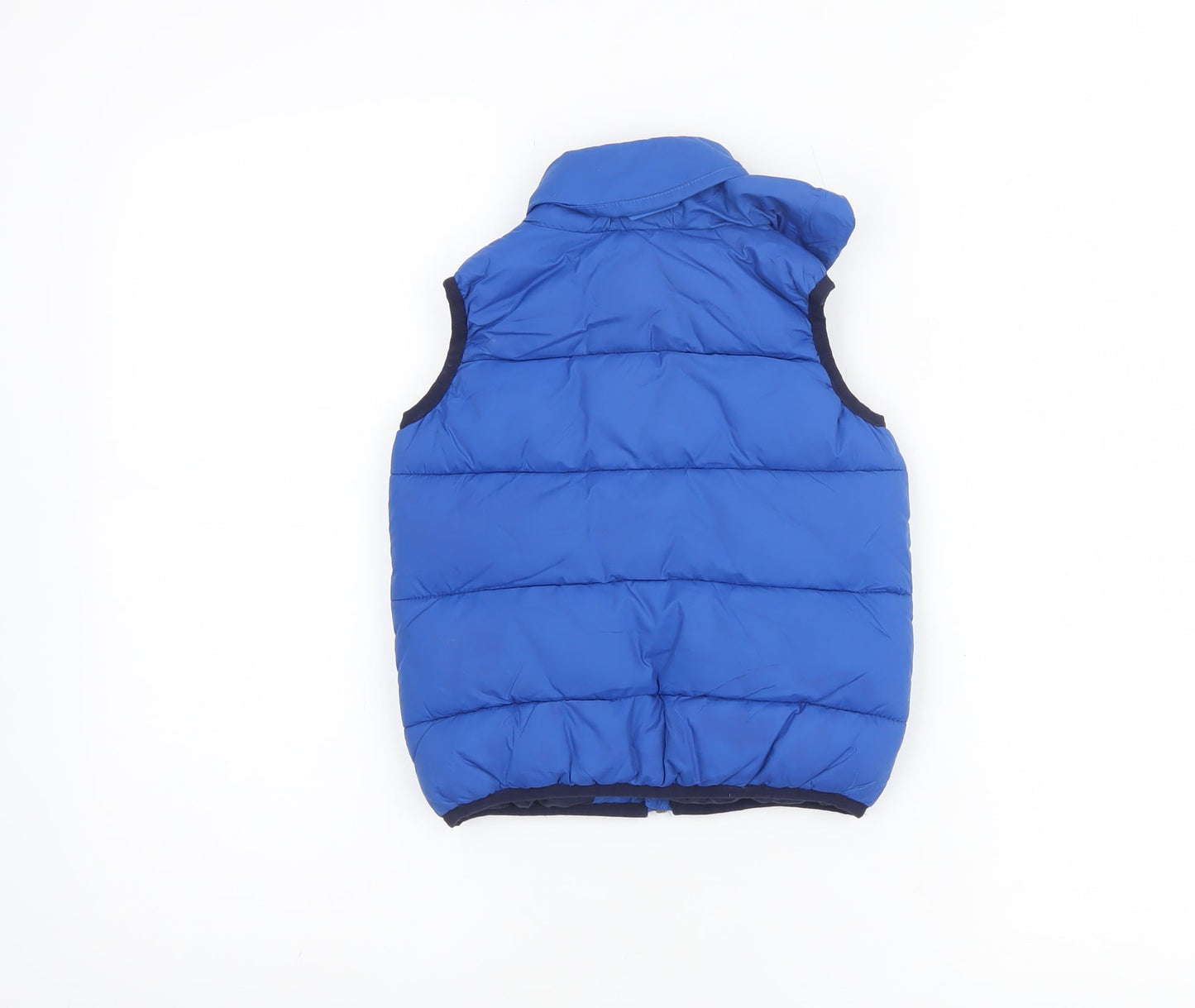 Timberland Boys Blue Puffer Gilet Waistcoat 3 Years Polyester Zip Padded