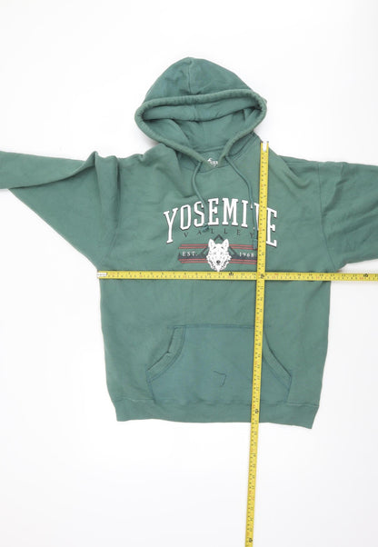 Mens UK Size XS Hollister Green Pullover Hoodie