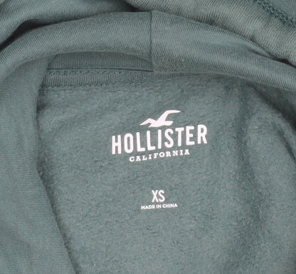 Mens UK Size XS Hollister Green Pullover Hoodie