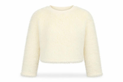 Womens UK Size M New Look Ivory Pullover Sweatshirt